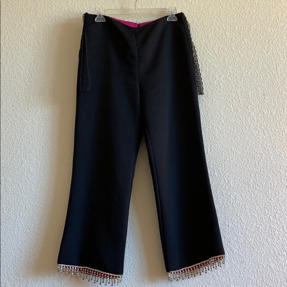 Vintage dancing pants with sparkling tassels